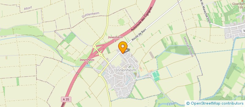 localisation de l'entreprise SOCIETE DE REPRESENTATIONS ET DE SERVICES  INNENHEIM