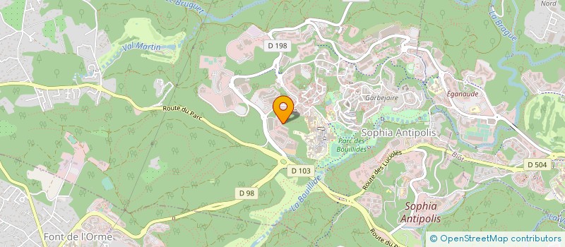 localisation de l'entreprise SOCIETE DE REPROGRAPHIE ELECTRONIQUE à VALBONNE
