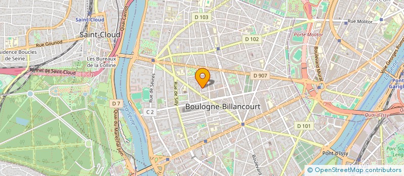 localisation de l'entreprise SOCIETE DE RESTAURATION BOYET à BOULOGNE-BILLANCOURT
