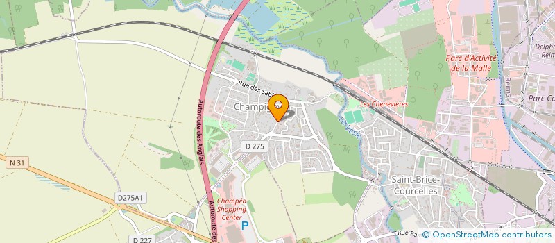 localisation de l'entreprise SOCIETE DE RESTAURATION CHAMPENOISE à CHAMPIGNY