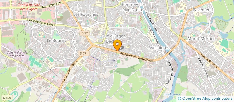 localisation de l'entreprise SOCIETE DE RESTAURATION ET D HOTELLERIE à LAVAL
