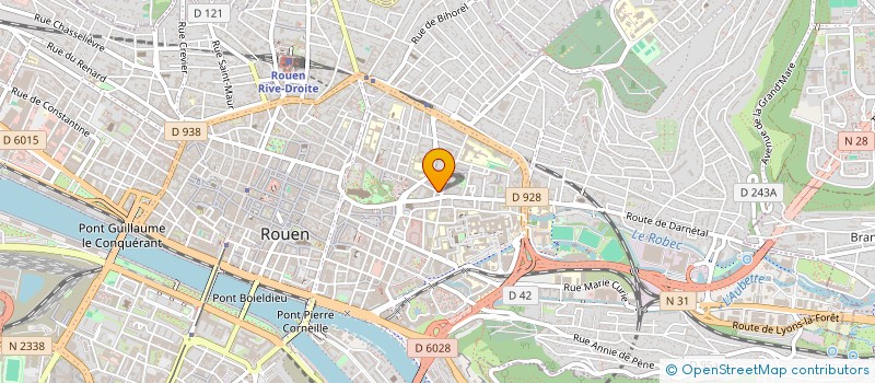 localisation de l'entreprise SOCIETE DE RESTAURATION ET DE SPECTACLES  ROUEN