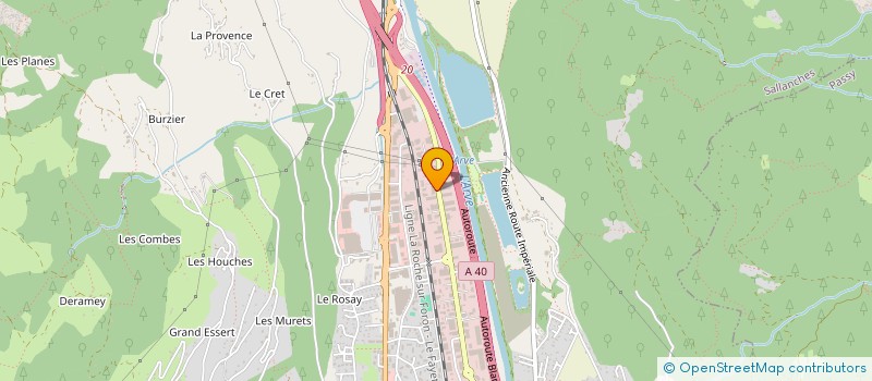 localisation de l'entreprise SOCIETE DE RESTAURATION HAUT SAVOYARDE  CRANVES-SALES