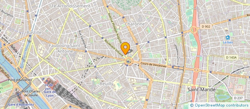 localisation de l'entreprise SOCIETE DE RESTAURATION JPP  PARIS