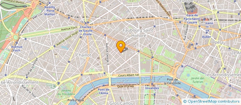 localisation de l'entreprise SOCIETE DE RESTAURATION PIERRE CHARRON à PARIS