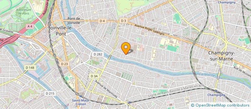 localisation de l'entreprise SOCIETE DE RESTAURATION PORTUGAL MADERE  CHAMPIGNY-SUR-MARNE