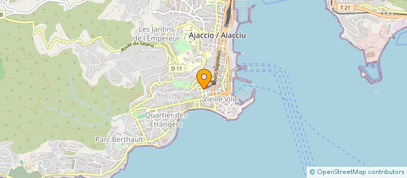 localisation de l'entreprise SOCIETE DE RESTAURATION RAPIDE INSULAIRE à AJACCIO