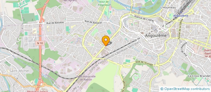 localisation de l'entreprise SOCIETE DE RESTAURATIONS ET DE PIZZERIAS à ANGOULEME