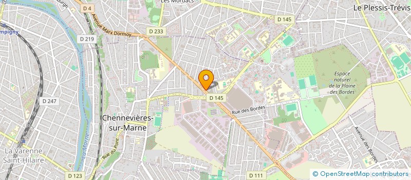 localisation de l'entreprise SOCIETE DE REVETEMENTS MODERNES à CHENNEVIERES-SUR-MARNE