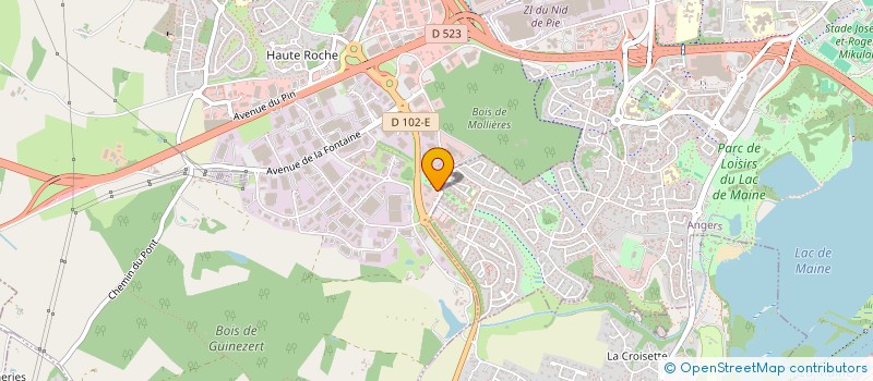 localisation de l'entreprise SOCIETE DE REVISION D'ORGANISATION DE GESTION D'EXPERTISE COMPTABLE ET DE COMMISSARIAT AUX COMPTES à BEAUCOUZE