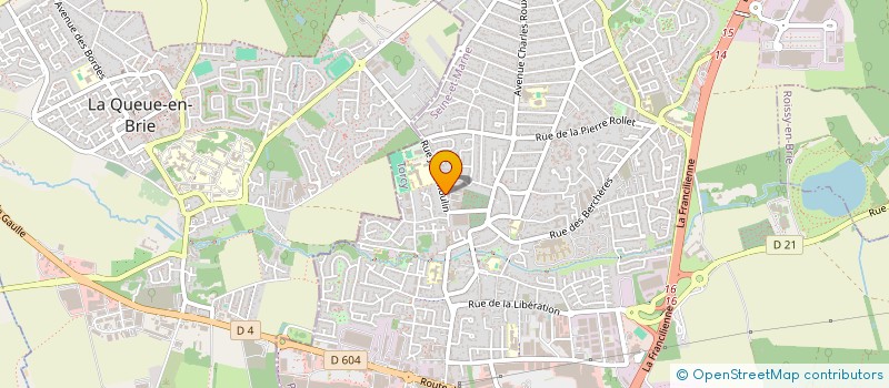 localisation de l'entreprise SOCIETE DE RIBAUT ET ASSOCIES à PONTAULT-COMBAULT