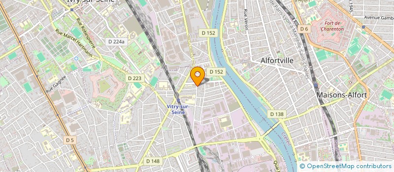 localisation de l'entreprise SOCIETE DE RIDDER ET COMPAGNIE  VITRY-SUR-SEINE