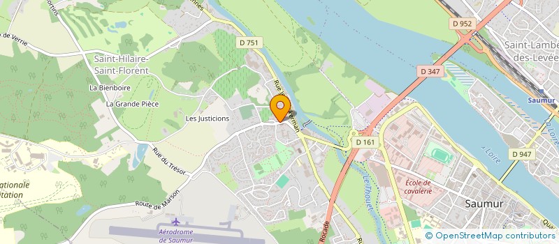 localisation de l'entreprise SOCIETE DE SAINT-FLORENT-LA-CURE, CERCLE DE BOULE DE FORT  SAUMUR