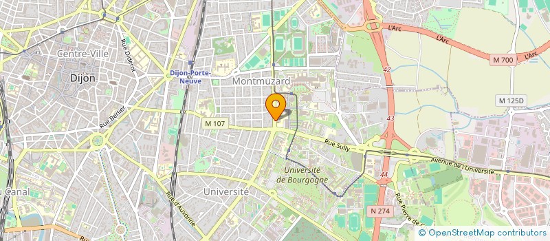 localisation de l'entreprise SOCIETE DE SAINT-VINCENT-DE-PAUL - CONSEIL DEPARTEMENTAL DE COTE D'OR à DIJON