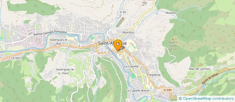 localisation de l'entreprise SOCIETE DE SAINT-VINCENT DE PAUL - CONSEIL DEPARTEMENTAL DE L AVEYRON  SAINT-AFFRIQUE