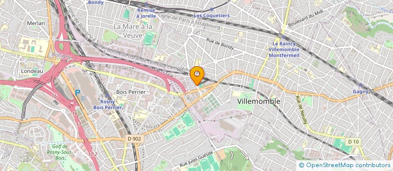 localisation de l'entreprise SOCIETE DE SAINT-VINCENT DE PAUL - CONSEIL DEPARTEMENTAL DE LA SEINE SAINT DENIS à VILLEMOMBLE