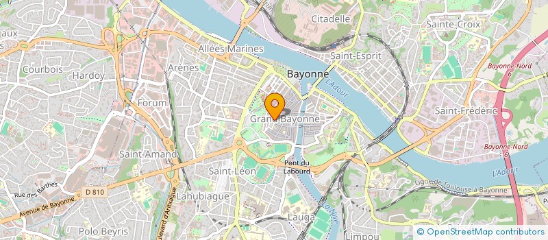 localisation de l'entreprise SOCIETE DE SAINT VINCENT DE PAUL CONSEIL DEPARTEMENTAL DES PYRENEES ATLANTIQUES à BAYONNE