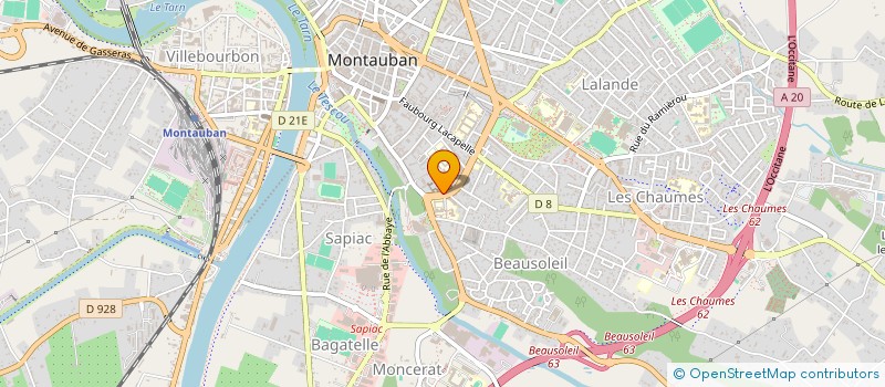 localisation de l'entreprise SOCIETE DE SAINT VINCENT DE PAUL DE MONTAUBAN  MONTAUBAN