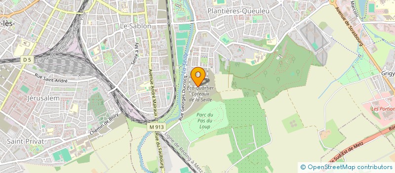 localisation de l'entreprise SOCIETE DE SAINT-VINCENT DE PAUL - LOUISE DE MARILLAC - CONSEIL DEPARTEMENTAL DE LA MOSELLE  METZ