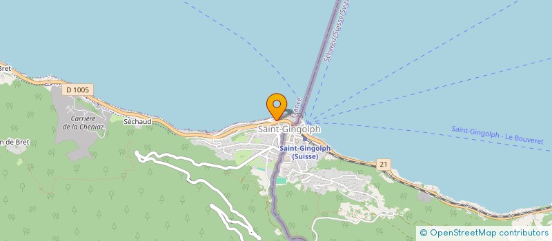 localisation de l'entreprise SOCIETE DE SAUVETAGE DE SAINT GINGOLPH  SAINT-GINGOLPH