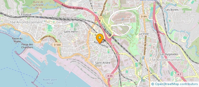 localisation de l'entreprise SOCIETE DE SECURITE ET DE DEMARQUE à MARSEILLE