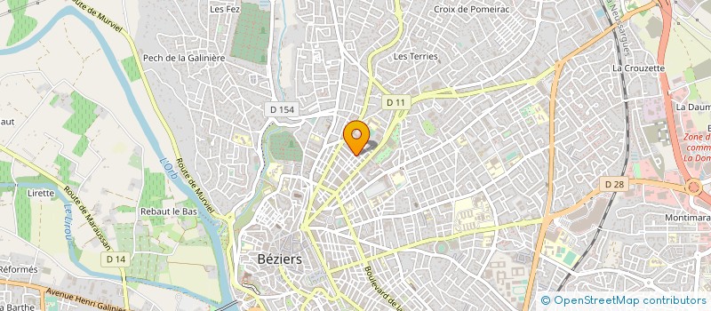 localisation de l'entreprise SOCIETE DE SECURITE INTERVENTION  BEZIERS
