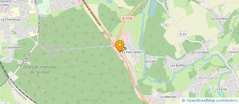 localisation de l'entreprise SOCIETE DE SERVICE DU BATIMENT à MONTAGNAT