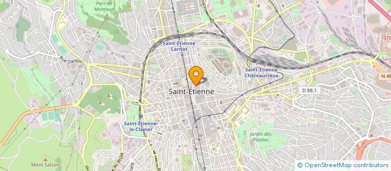 localisation de l'entreprise SOCIETE DE SERVICE DU CENTRE  SAINT-ETIENNE