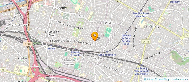 localisation de l'entreprise SOCIETE DE SERVICES AUX ENTREPRISES  BONDY