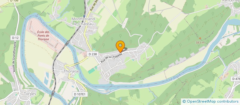 localisation de l'entreprise SOCIETE DE SERVICES AUX INDUSTRIES POUR LE DEVELOPPEMENT ET LA DISTRIBUTION à MONTFERRAND-LE-CHATEAU