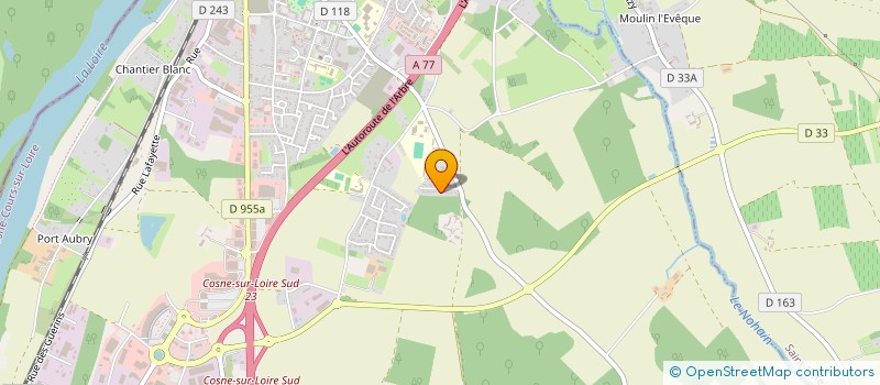 localisation de l'entreprise SOCIETE DE SERVICES EN ECHAFAUDAGE - 2 SE à COSNE-COURS-SUR-LOIRE