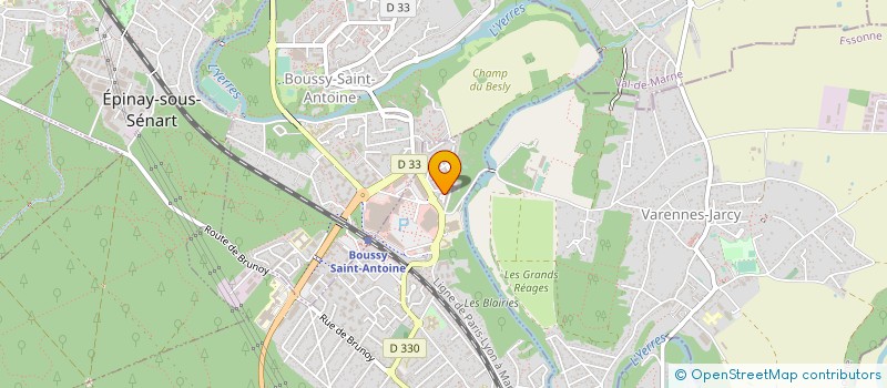 localisation de l'entreprise SOCIETE DE SERVICES POUR L'ENERGIE  QUINCY-SOUS-SENART