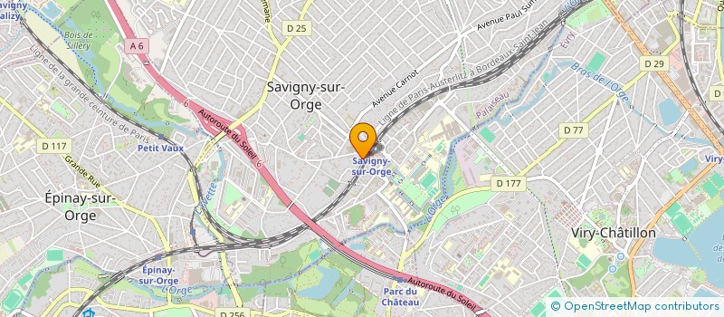 localisation de l'entreprise SOCIETE DE SOCIETE DE RECHARGE DE VEHICULES ELECTRIQUES DE RANGOLY EDRYAN à SAVIGNY-SUR-ORGE