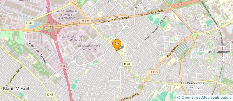 localisation de l'entreprise SOCIETE DE SOINS INFIRMIERS DU VIEUX PAYS D'AULNAY SOUS BOIS à AULNAY-SOUS-BOIS