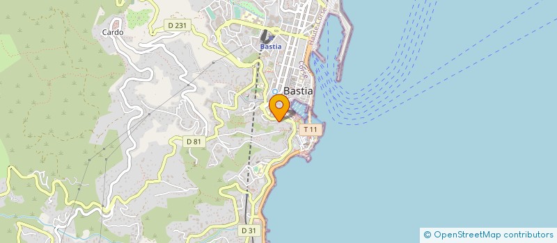 localisation de l'entreprise SOCIETE DE SOLLIERS GERIN à BASTIA