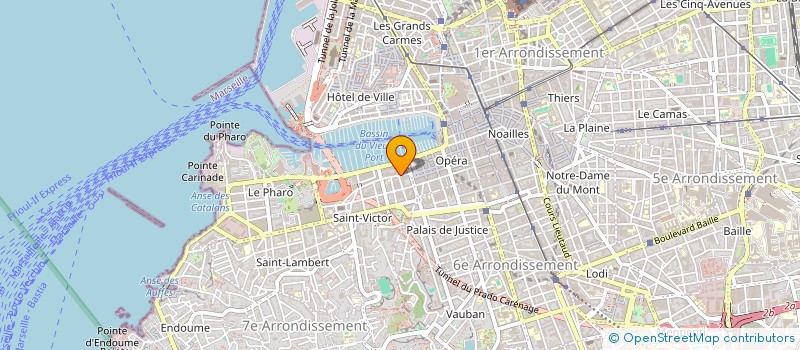 localisation de l'entreprise SOCIETE DE ST VINCENT DE PAUL à MARSEILLE