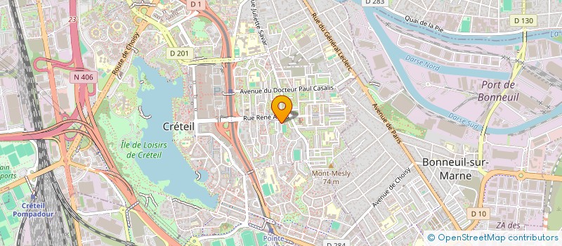 localisation de l'entreprise SOCIETE DE TAXIS BENDJEMA MEZIANE  CRETEIL