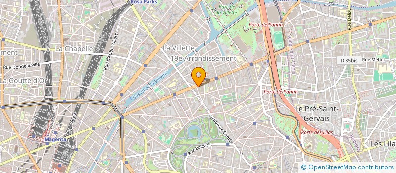 localisation de l'entreprise SOCIETE DE TECHNOLOGIE ET D'INGENIERIE IMMOBILIERE  PARIS