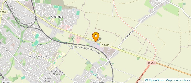 localisation de l'entreprise SOCIETE DE TELEPHONE ET DE TELEDISTRIBUTION DU NORD à AWOINGT