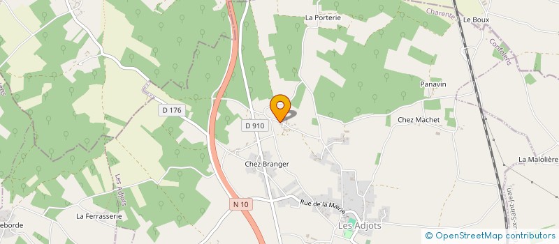 localisation de l'entreprise SOCIETE DE TERRASSEMENT DEMOLITION ASSAINISSEMENT à LES ADJOTS