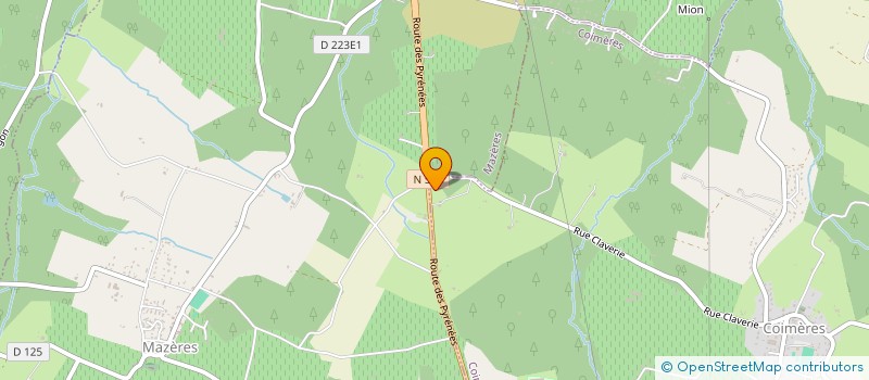 localisation de l'entreprise SOCIETE DE TERRASSEMENT ET DE NEGOCE D AGREGATS  COIMERES