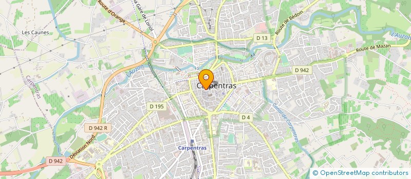 localisation de l'entreprise SOCIETE DE TEXTILE DU MIDI  CARPENTRAS