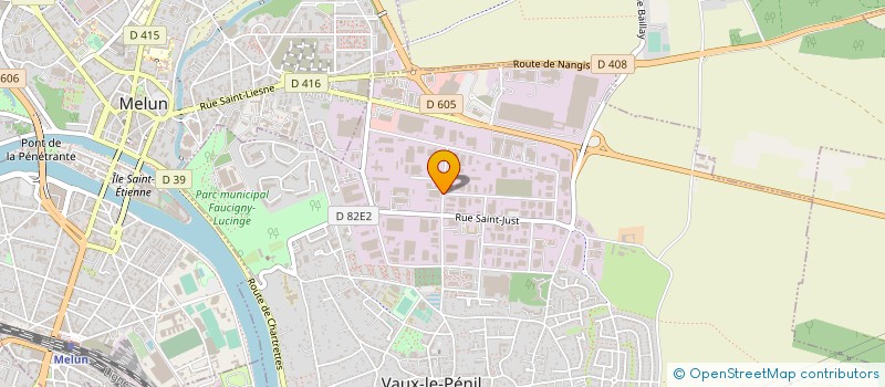 localisation de l'entreprise SOCIETE DE THERMOMETRIE INDUSTRIELLE ET DE LABORATOIRE à VAUX-LE-PENIL