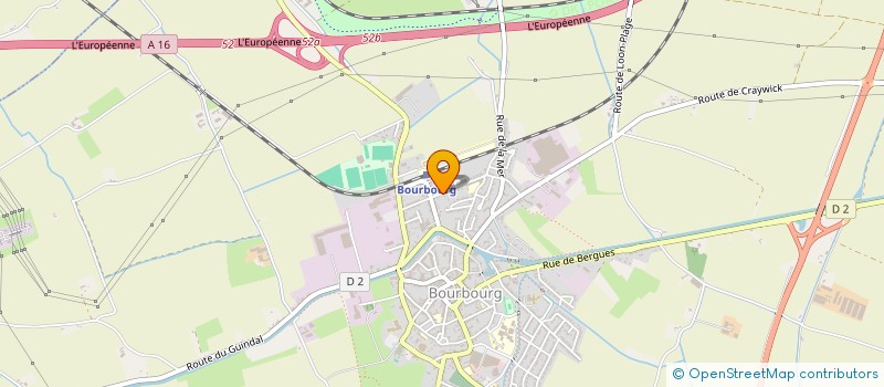 localisation de l'entreprise SOCIETE DE TIR A LA CARABINE LA PATRIOTE  BOURBOURG