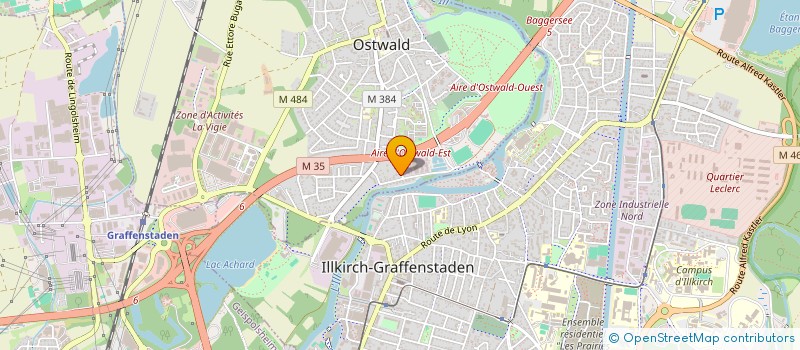 localisation de l'entreprise SOCIETE DE TIR D'OSTWALD  OSTWALD