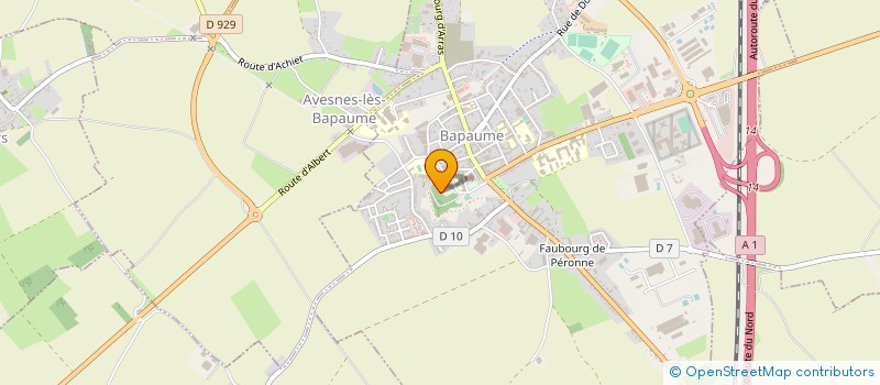 localisation de l'entreprise SOCIETE DE TIR DE BAPAUME  BAPAUME