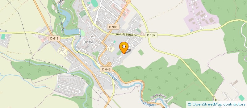 localisation de l'entreprise SOCIETE DE TIR DE BRIEY  VAL DE BRIEY
