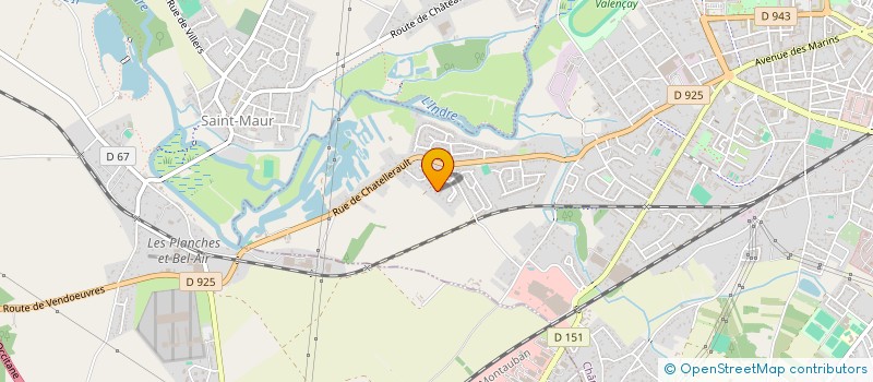 localisation de l'entreprise SOCIETE DE TIR DE CHATEAUROUX à CHATEAUROUX