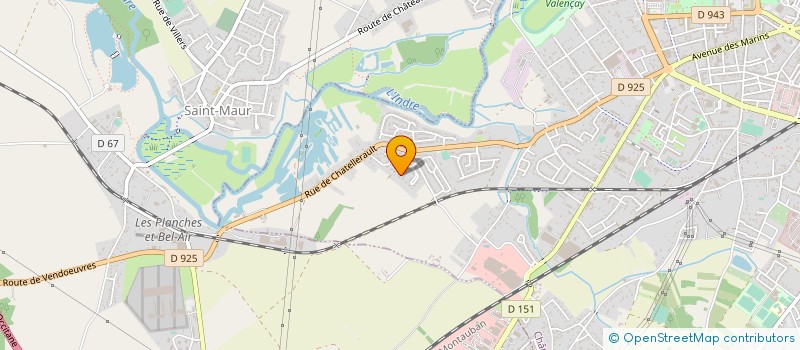 localisation de l'entreprise SOCIETE DE TIR DE CHATEAUROUX à CHATEAUROUX