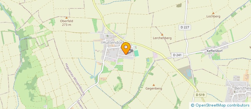 localisation de l'entreprise SOCIETE DE TIR DE HUTTENDORF  HUTTENDORF